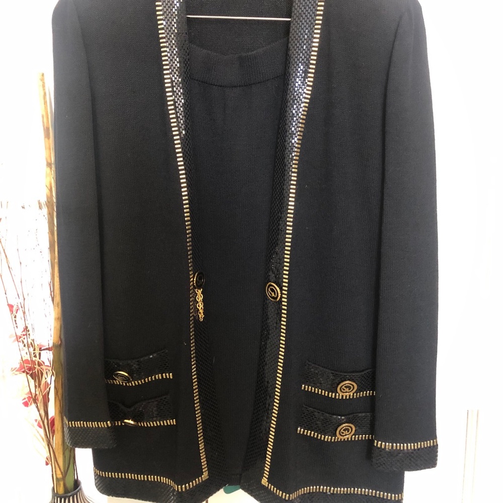 St. John Evening knit suit by Marie Gray